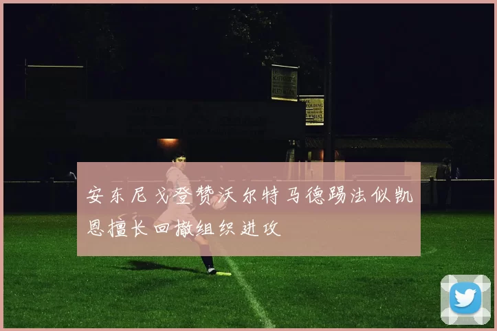 安东尼戈登赞沃尔特马德踢法似凯恩擅长回撤组织进攻